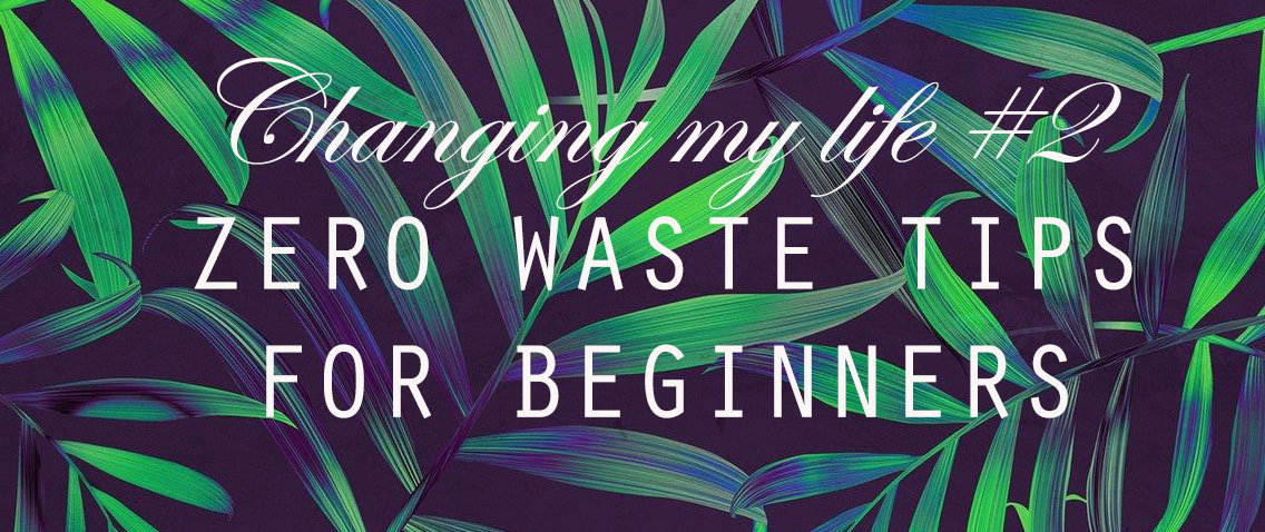 Changing my life #2 – ZERO WASTE TIPS FOR BEGINNERS